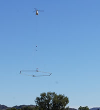Airborne survey in Australia